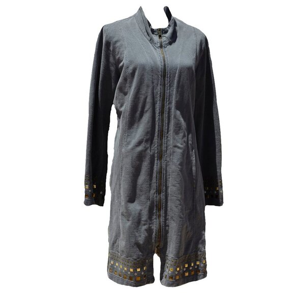 XCVI Grey Duster - 100% cotton L - Picture 1 of 9